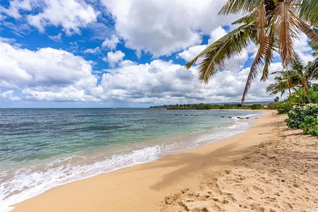 a view of an ocean and beach