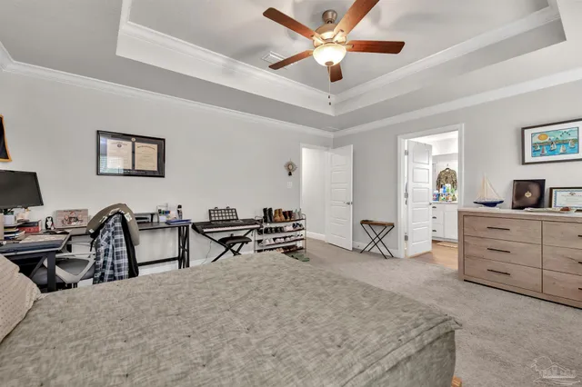a view of a livingroom with furniture