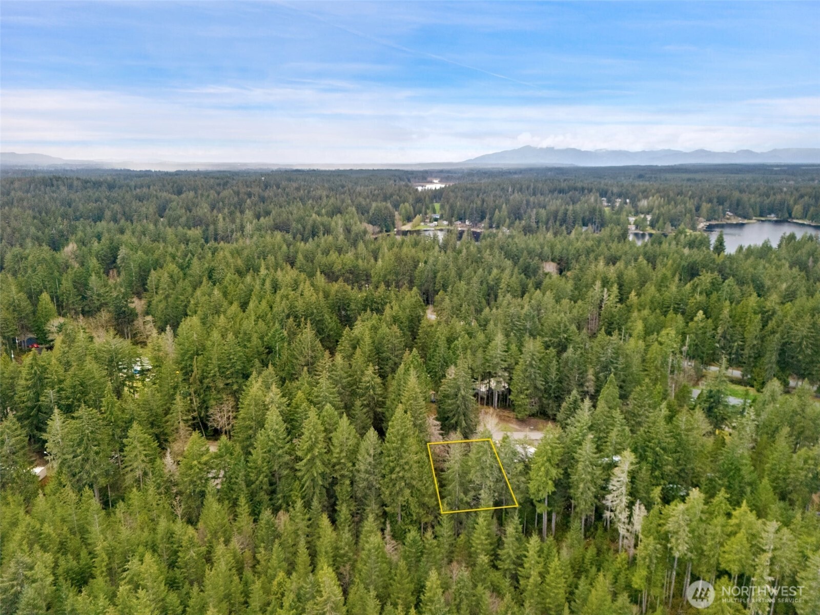 71 East Sleaford Road Shelton, WA 98584 - Photo 6 of 17 an aerial view of residential houses with outdoor space and trees