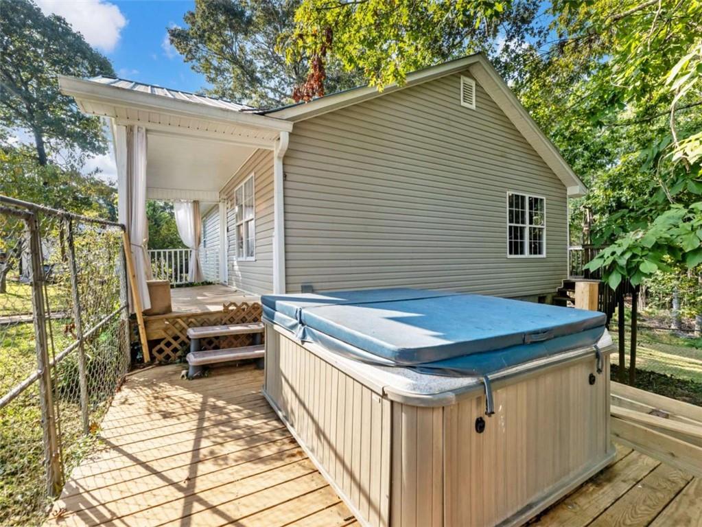 310 Georgian Terrace Alto, GA 30510 - Photo 30 of 39 a backyard of a house with seating space