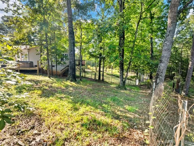 a view of outdoor space with trees