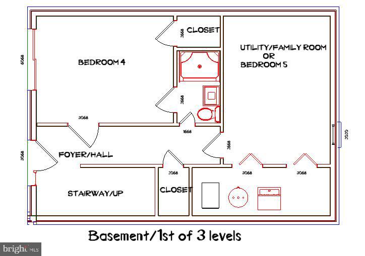 710 Bonini Road Southeast Washington, DC 20032 - Photo 18 of 18 Proposed Bsmt Level