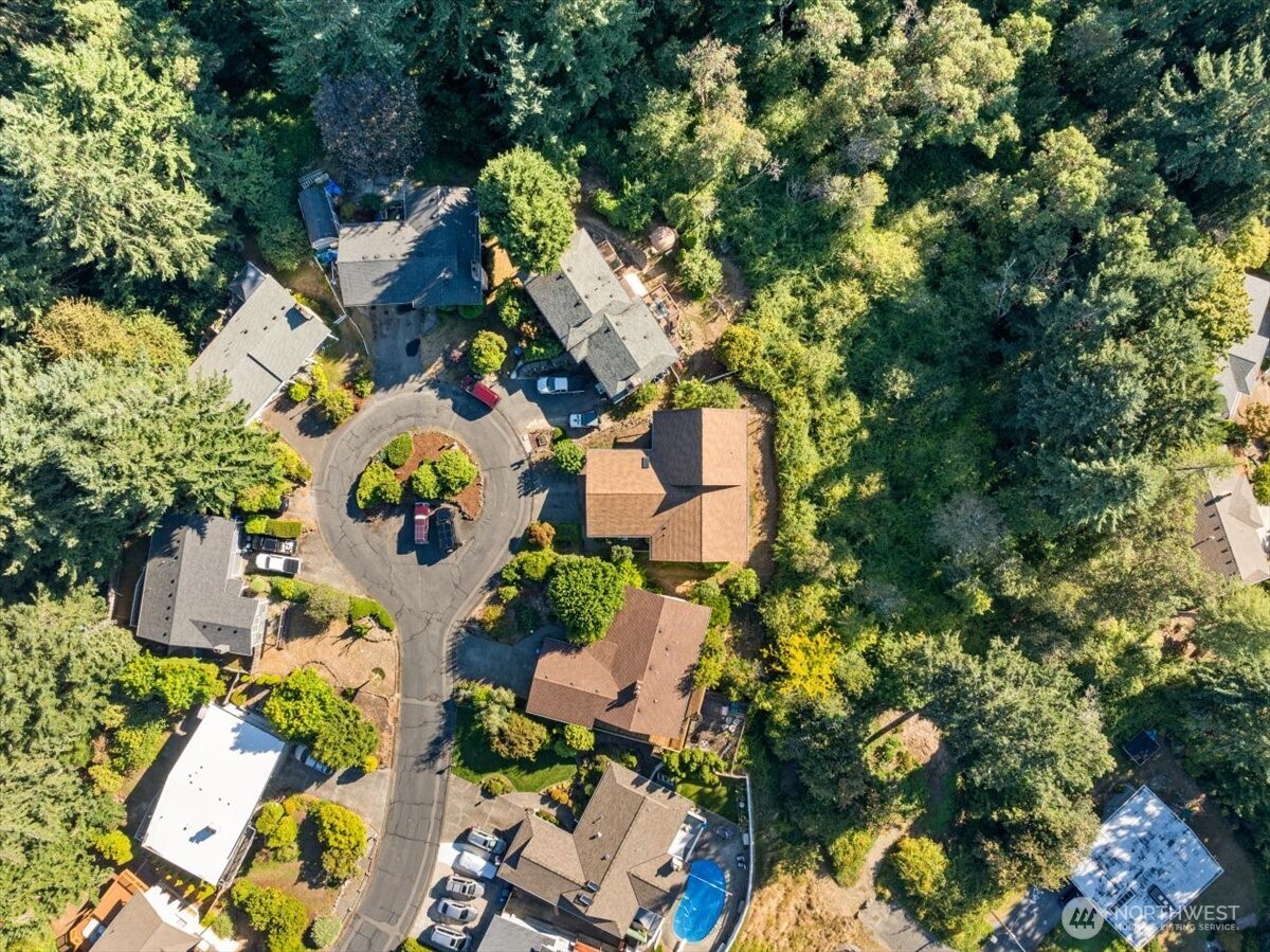 8707 45th Street West Tacoma, WA 98466 - Photo 38 of 39 an aerial view of residential house with outdoor space and parking