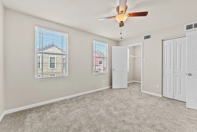 a window in an empty room