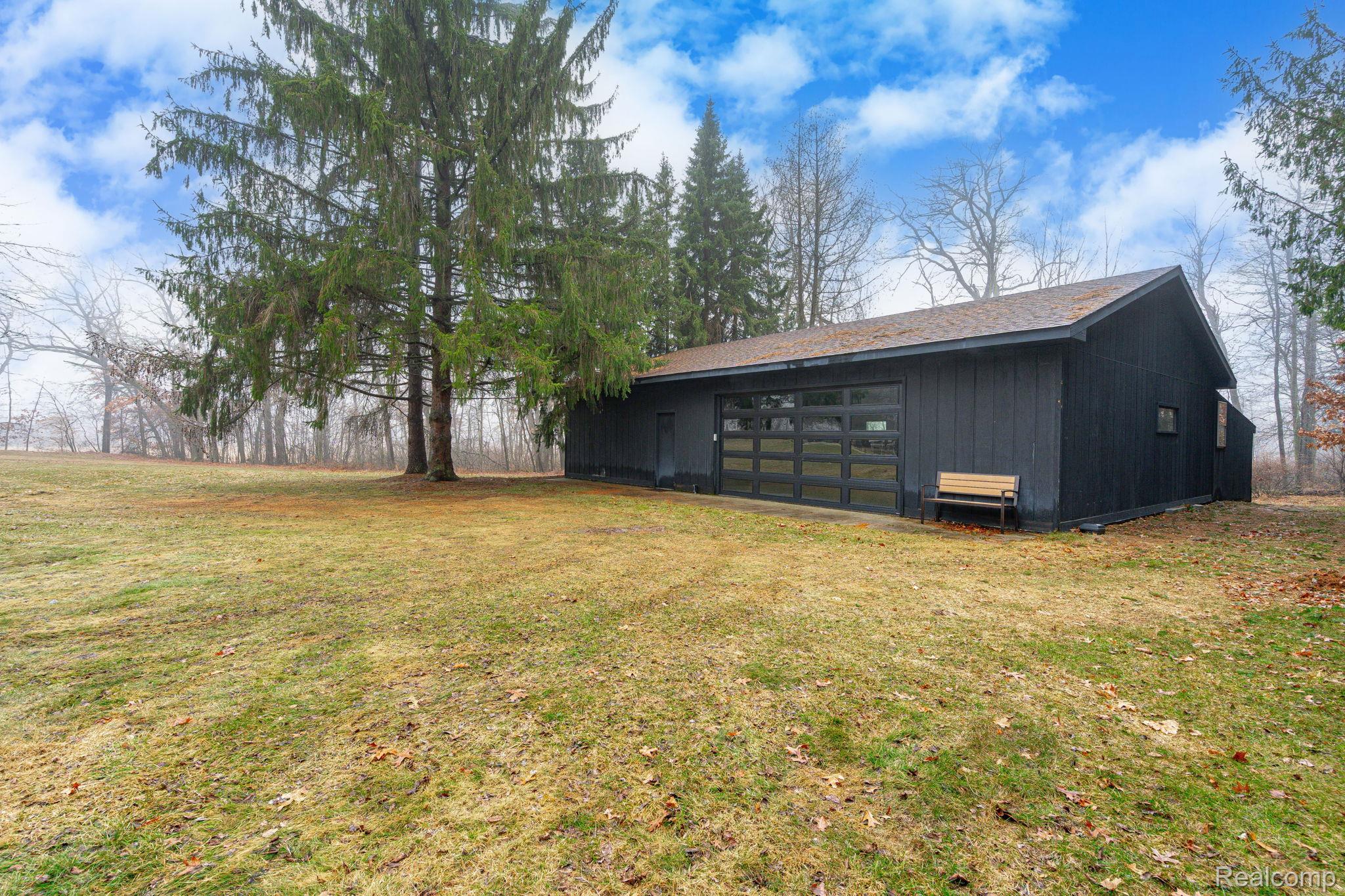 6803 Napoleon Road Jackson, MI 49201 - Photo 12 of 59 View of Renovated Pole Barn , sitting area and private land