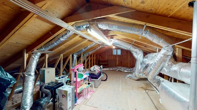 a view of storage and utility room