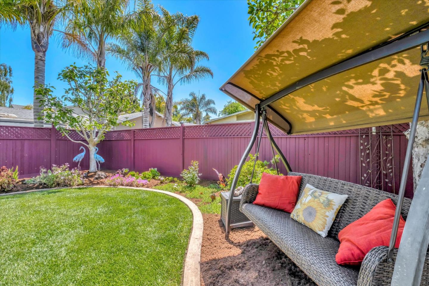 10 Linden Road Watsonville, CA 95076 - Photo 27 of 38 a view of sitting area in front of house with wooden fence