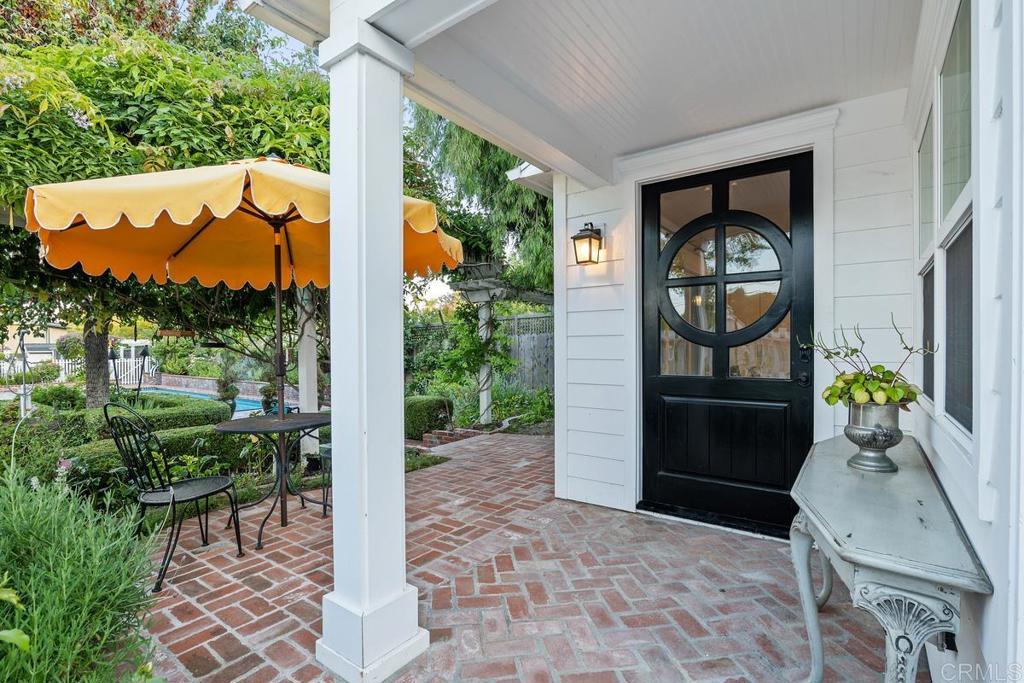 2539 Lone Jack Road Encinitas, CA 92024 - Photo 28 of 37 a view of a porch with furniture and yard