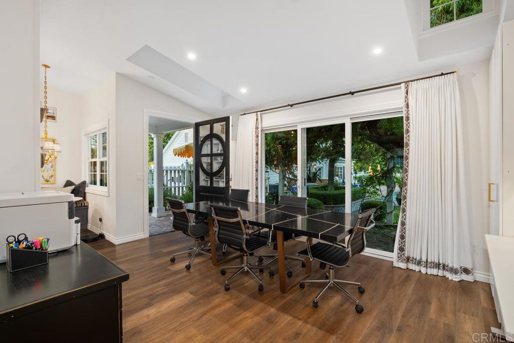 2539 Lone Jack Road Encinitas, CA 92024 - Photo 32 of 37 a view of a work space with furniture window and wooden floor