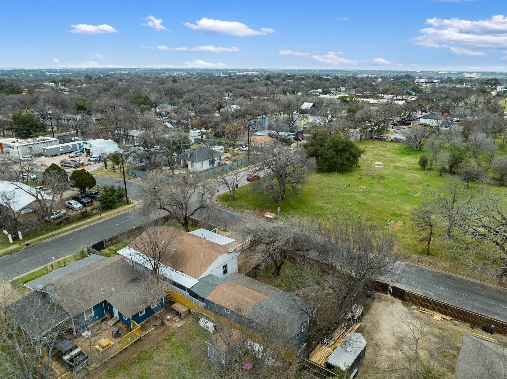 901 Valdez Street, Unit 13 Austin, TX 78741 - Photo 2 of 38 an aerial view of residential houses with outdoor space