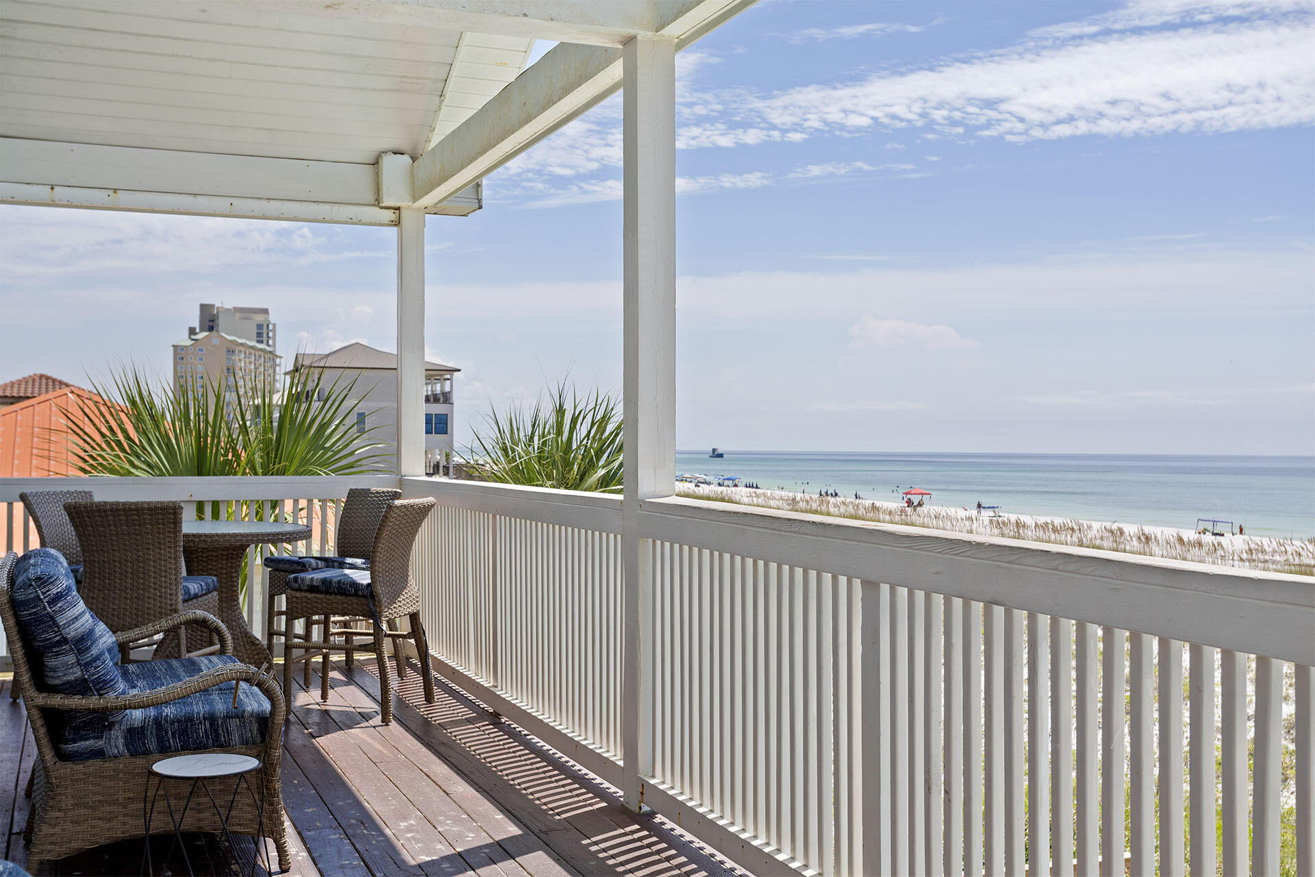 20 Sandy Beach Road Miramar Beach, FL 32550 - Photo 13 of 42 a view of balcony with furniture and city view