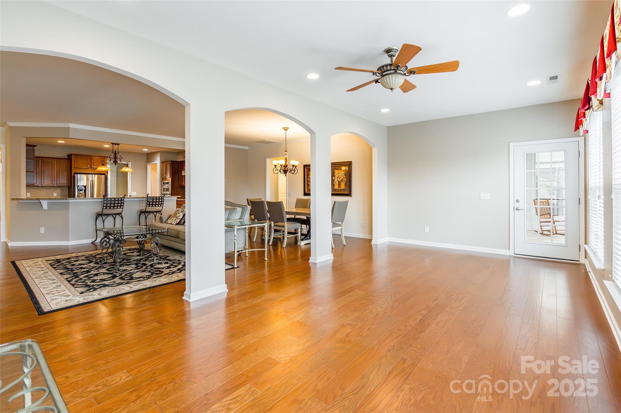 2050 Yellowstone Drive Fort Mill, SC 29707 - Photo 23 of 42 a view of kitchen and dining room with wooden floor