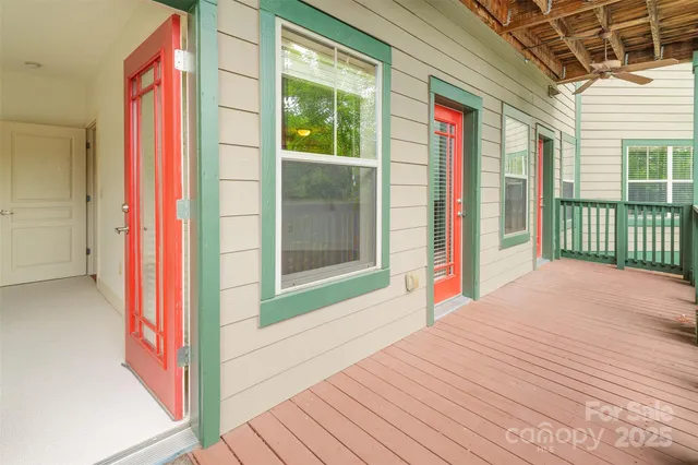 a view of front door