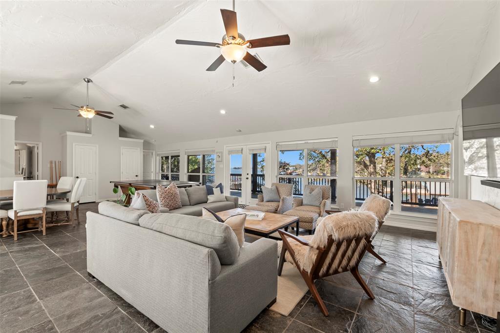 258 Sunset Point Mabank, TX 75156 - Photo 24 of 40 a living room with furniture and a large window