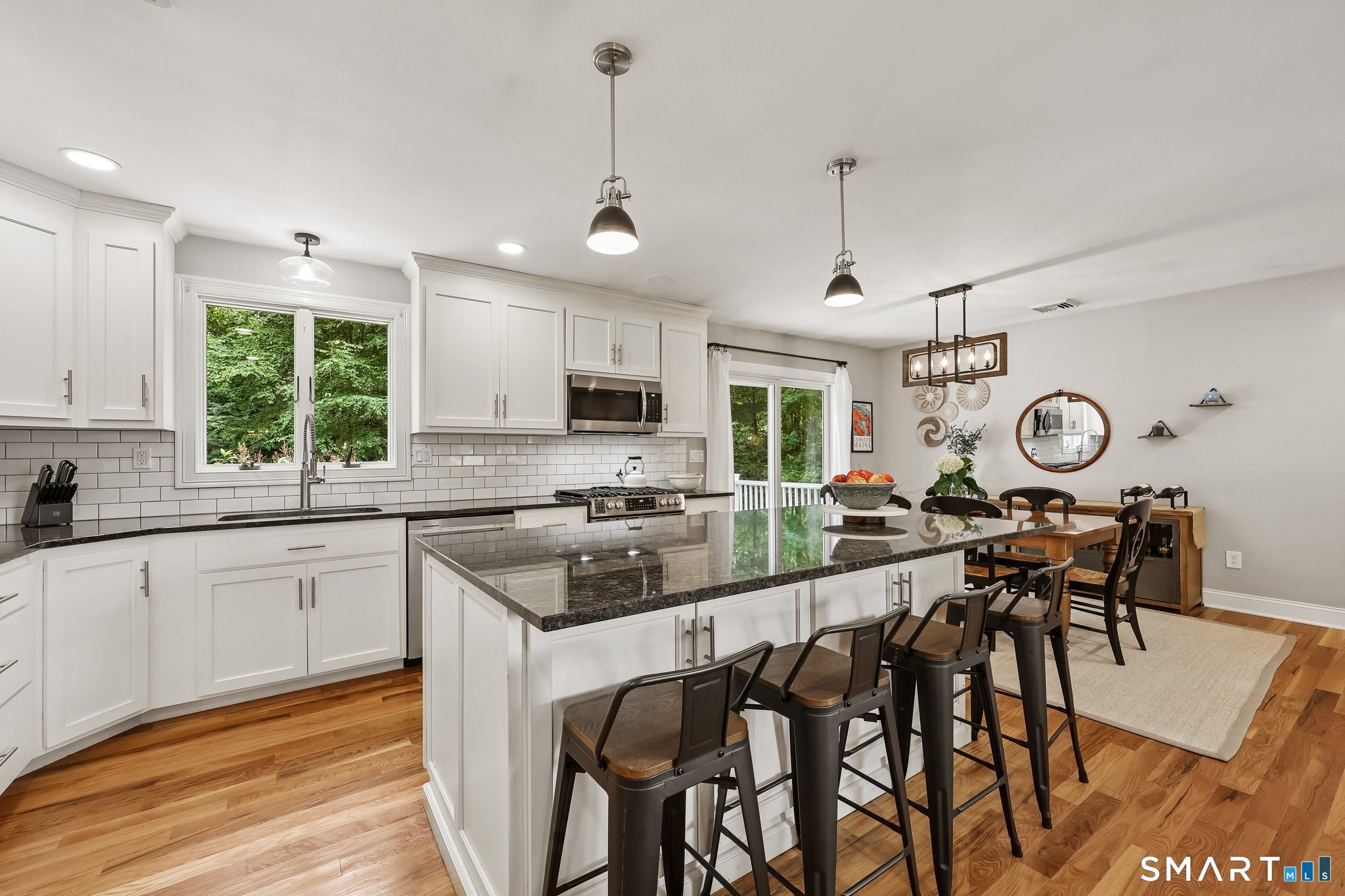 150 Mulberry Point Road Guilford, CT 06437 - Photo 10 of 36 The center island is a great place for dining or setting out a buffet