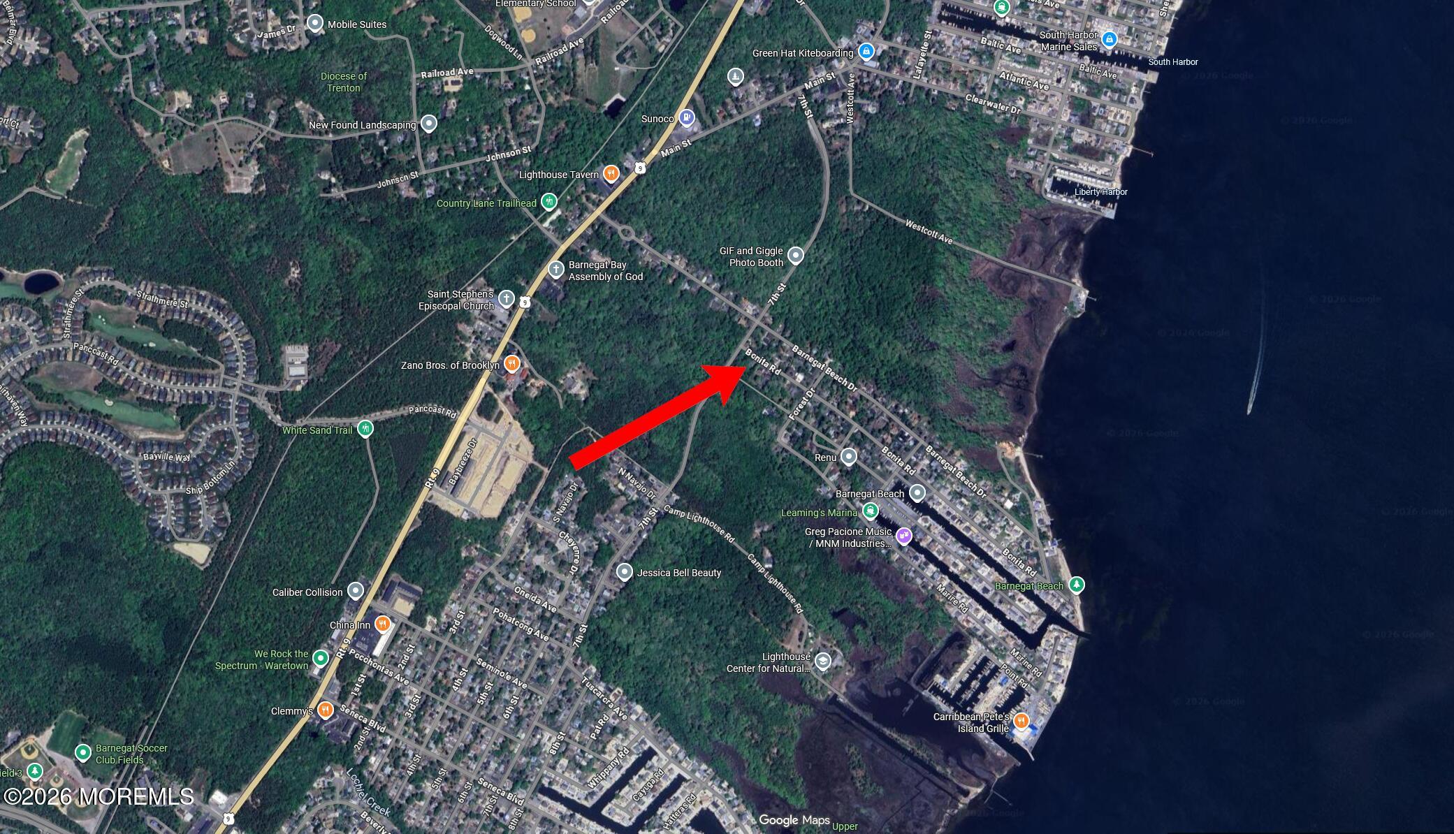 53 Bonita Road Waretown, NJ 08758 - Photo 6 of 7 a bird view of a house