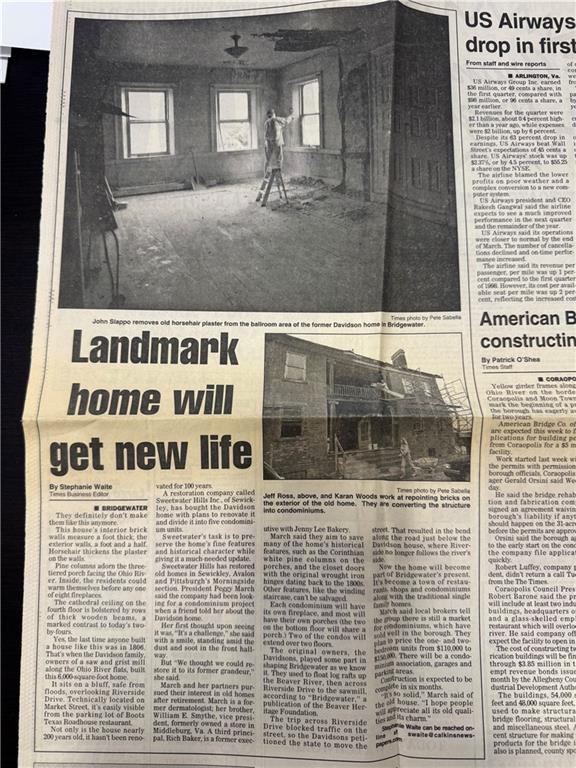 1319 Riverside Drive, Unit 200 Beaver, PA 15009 - Photo 19 of 22 Beaver Co Times article