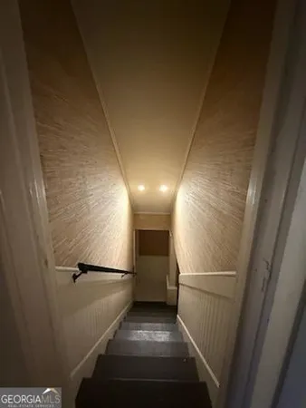 a view of a livingroom with a flat screen tv