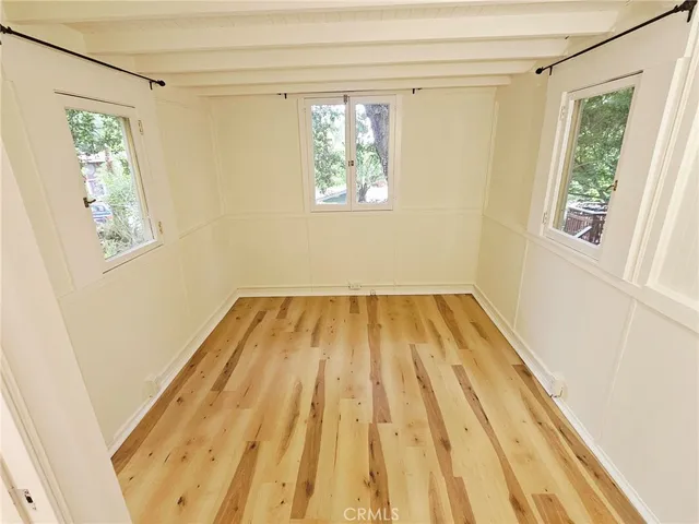 a view of wooden floor
