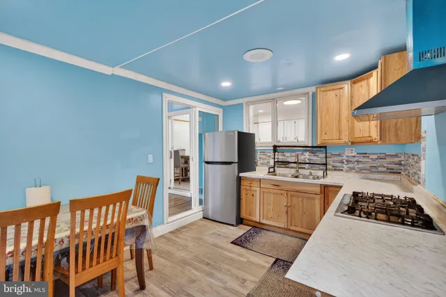 a bedroom with a bed and a closet