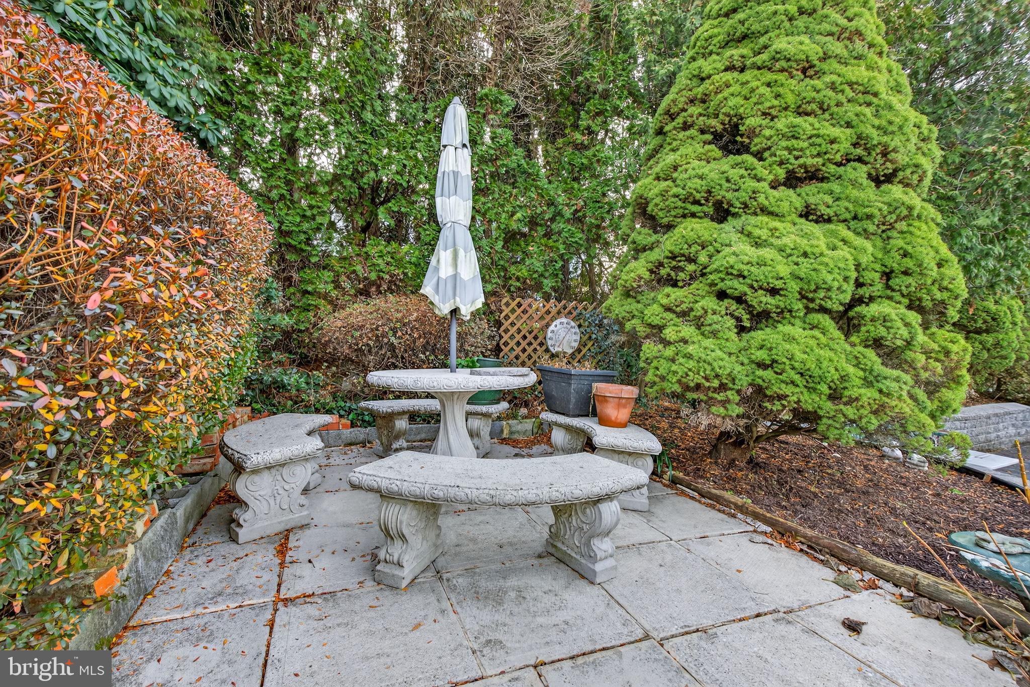 2210 Berkshire Road Lancaster, PA 17603 - Photo 48 of 68 Serene garden retreat with stone seating.