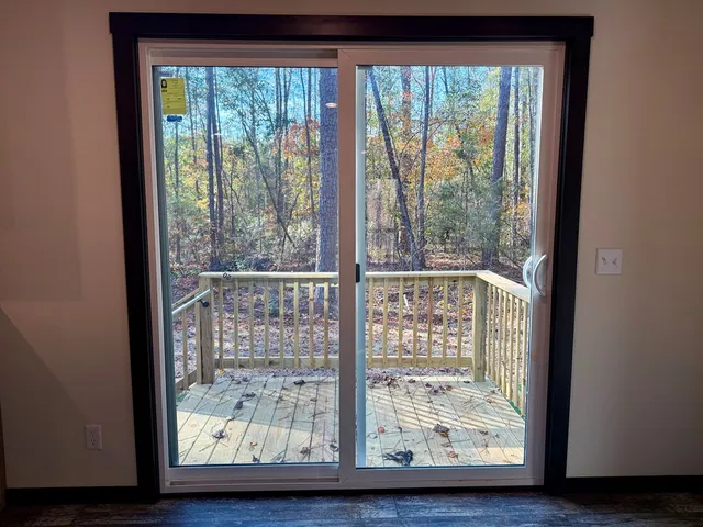 a view of front door