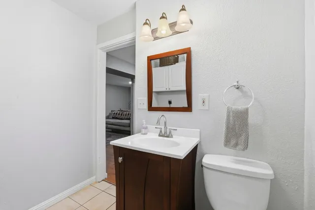 a view of a lush green forest