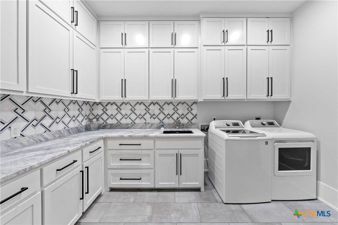 19102 Post Oak Road Bartlett, TX 76511 - Photo 13 of 43 a view of a kitchen with white cabinets