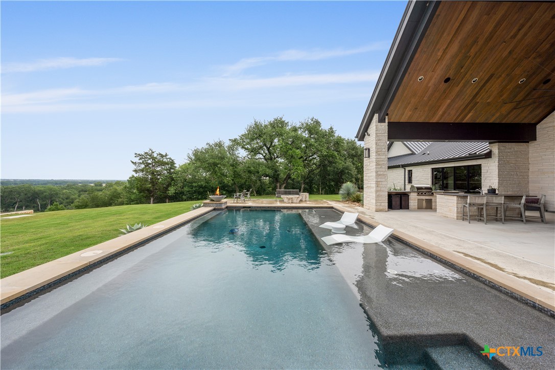 19102 Post Oak Road Bartlett, TX 76511 - Photo 38 of 43 a view of swimming pool from a balcony