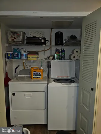 a close view of utility room