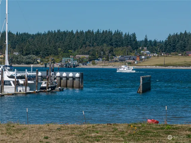 a view of an ocean and beach