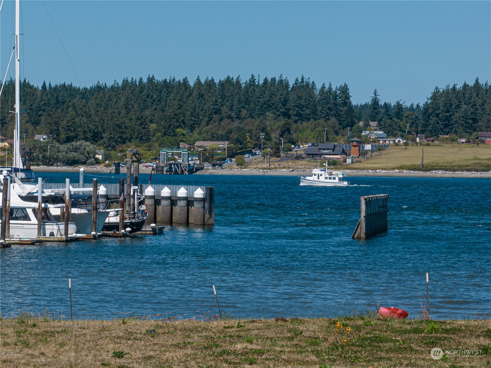 1502 5th Street Anacortes, WA 98221 - Photo 14 of 15 a view of a swimming pool with an outdoor seating and yard