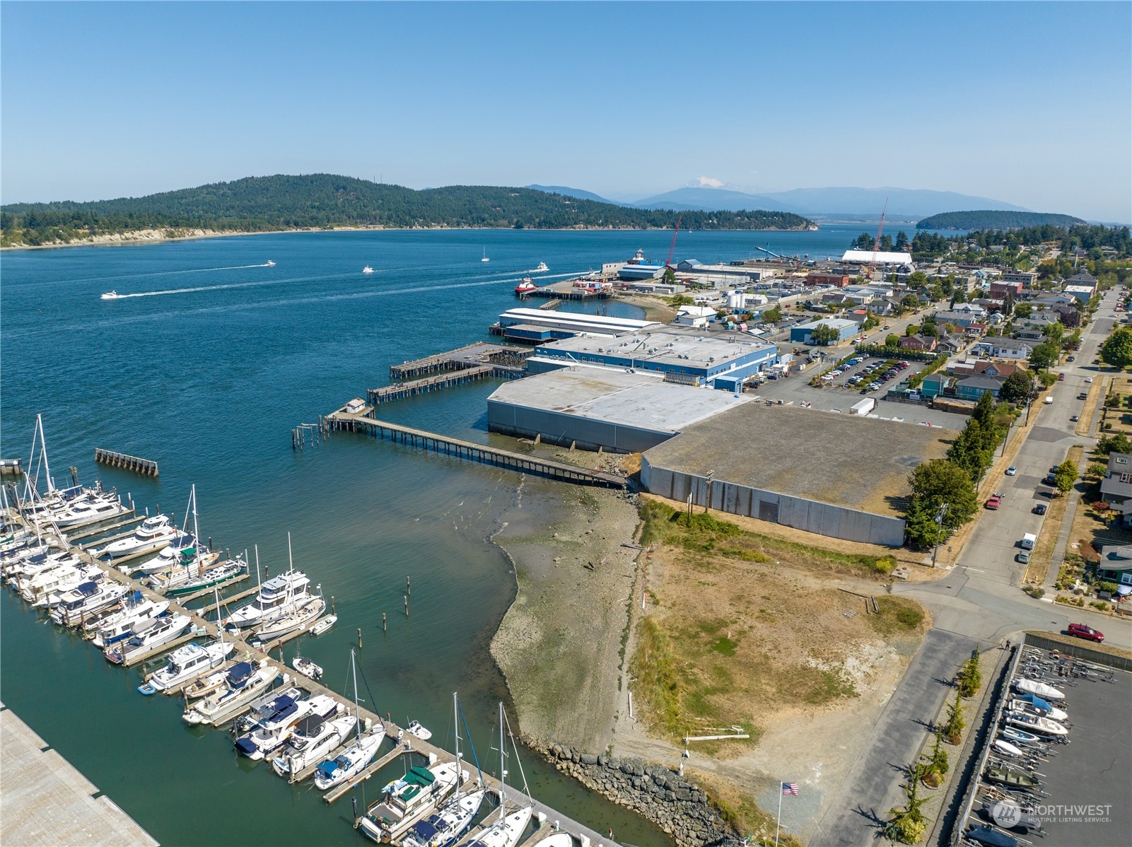 1502 5th Street Anacortes, WA 98221 - Photo 9 of 15 a view of a balcony with an ocean view
