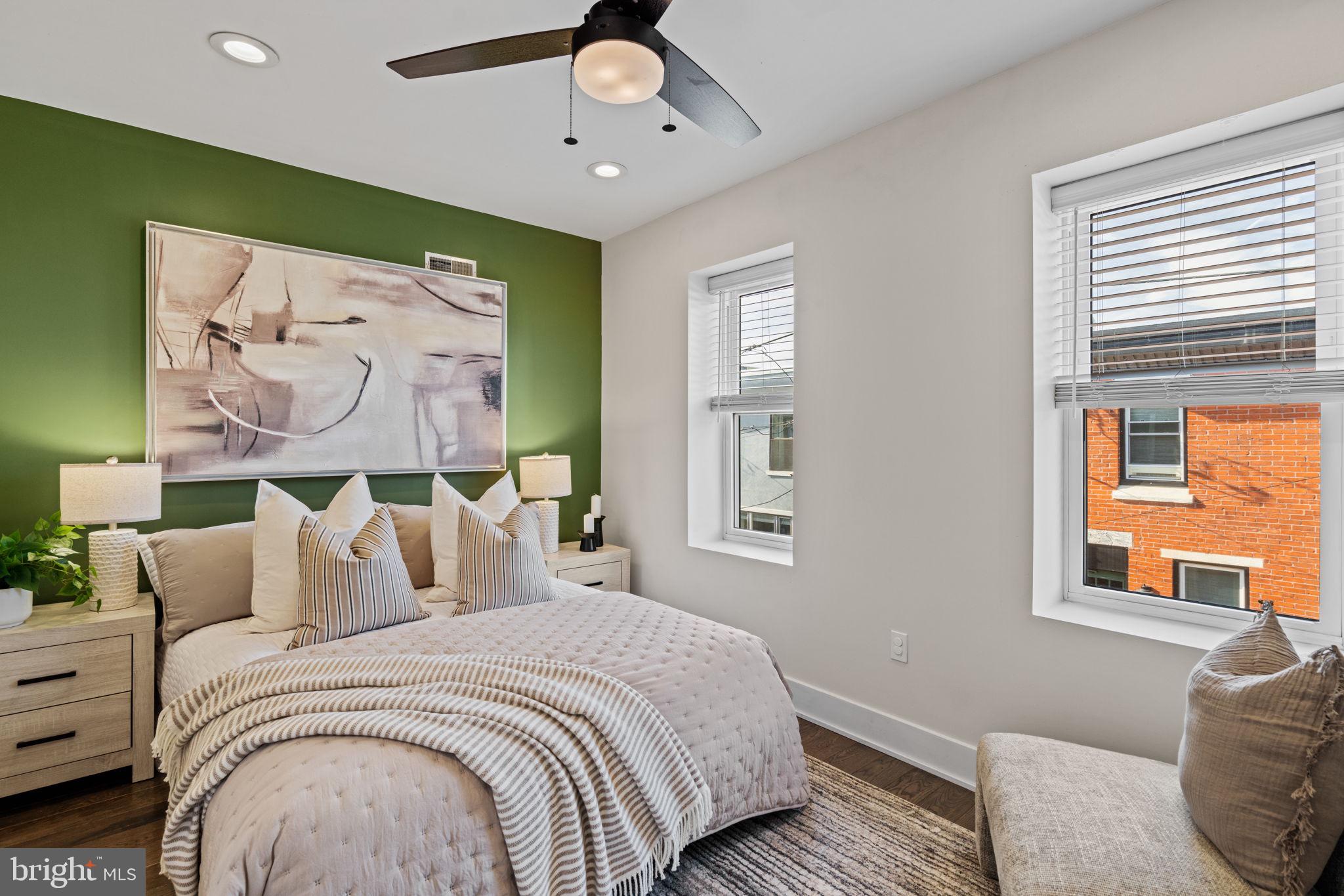 1629 South Camac Street Philadelphia, PA 19148 - Photo 27 of 34 a bedroom with a bed and a window