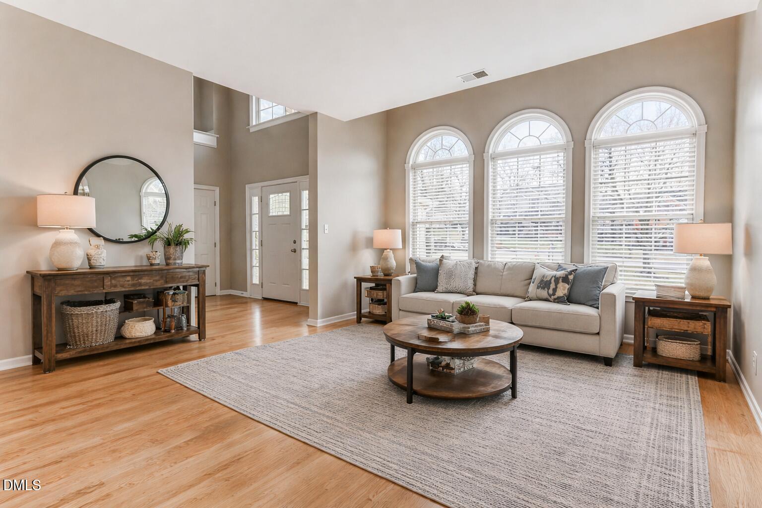 480 Seastone Street Raleigh, NC 27603 - Photo 2 of 26 a living room with furniture and a fireplace