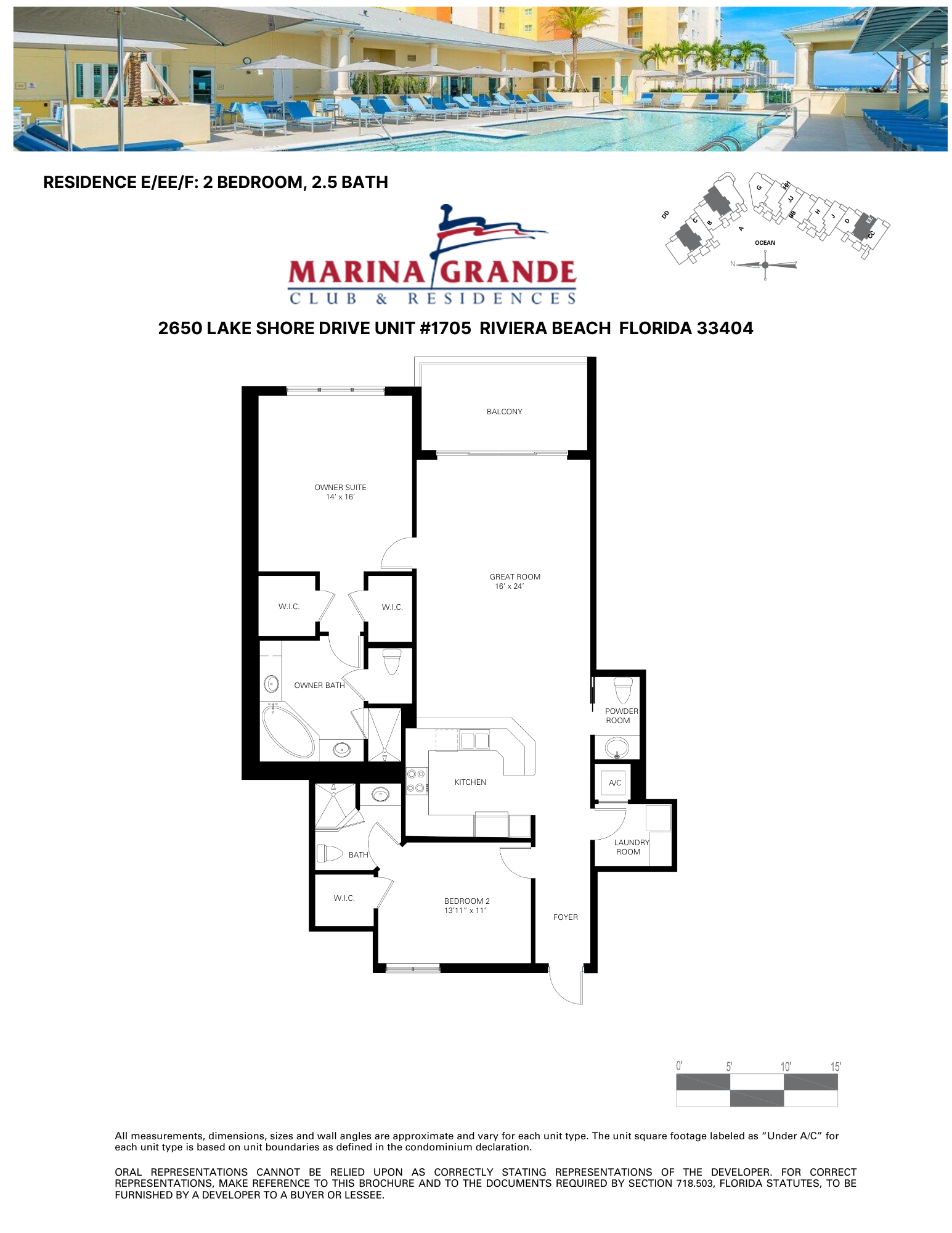 2650 Lake Shore Drive, Unit 1705 Riviera Beach, FL 33404 - Photo 34 of 35