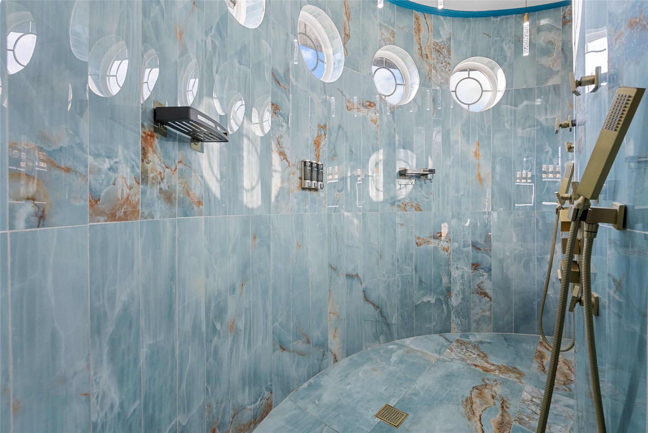 1259 County Road 147 Alvin, TX 77511 - Photo 16 of 49 porcelain shower with 4 shower massagers