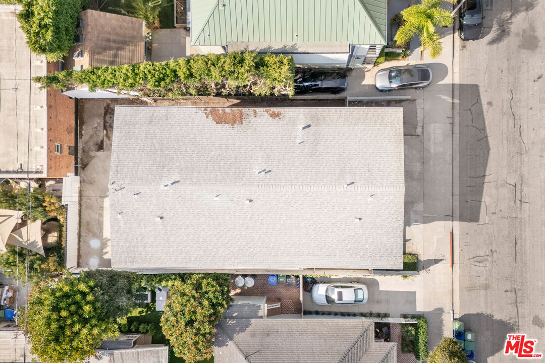 2922 2nd Street Santa Monica, CA 90405 - Photo 16 of 16 aerial view of a house with a yard and potted plants