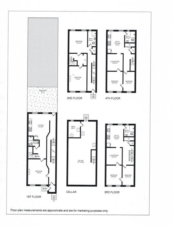 159 9th Street Brooklyn, NY 11215 - Photo 20 of 20 a picture of a floor plan
