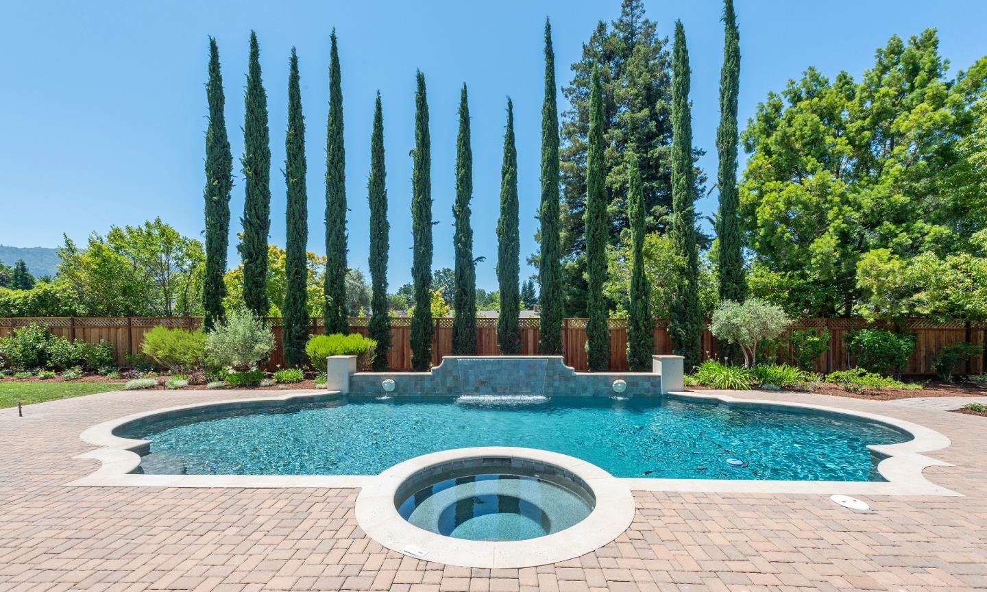 17682 Blanchard Drive Monte Sereno, CA 95030 - Photo 22 of 35 a view of a backyard with lawn chairs