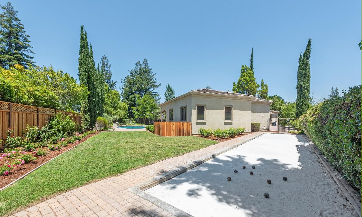 17682 Blanchard Drive Monte Sereno, CA 95030 - Photo 25 of 35 a front view of a house with garden