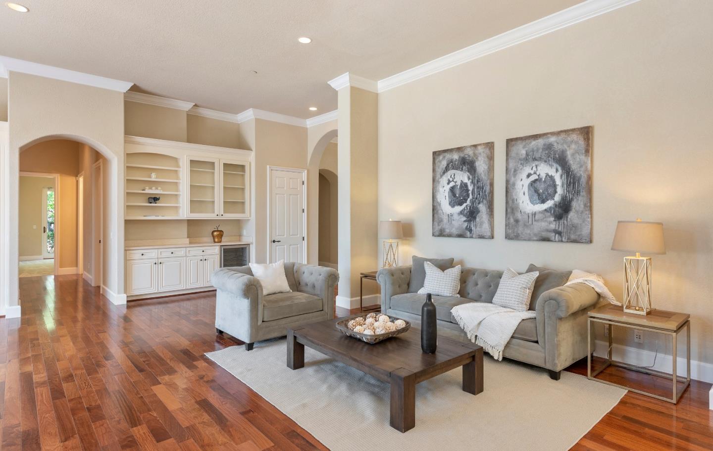 17682 Blanchard Drive Monte Sereno, CA 95030 - Photo 7 of 35 a living room with furniture and wooden floor