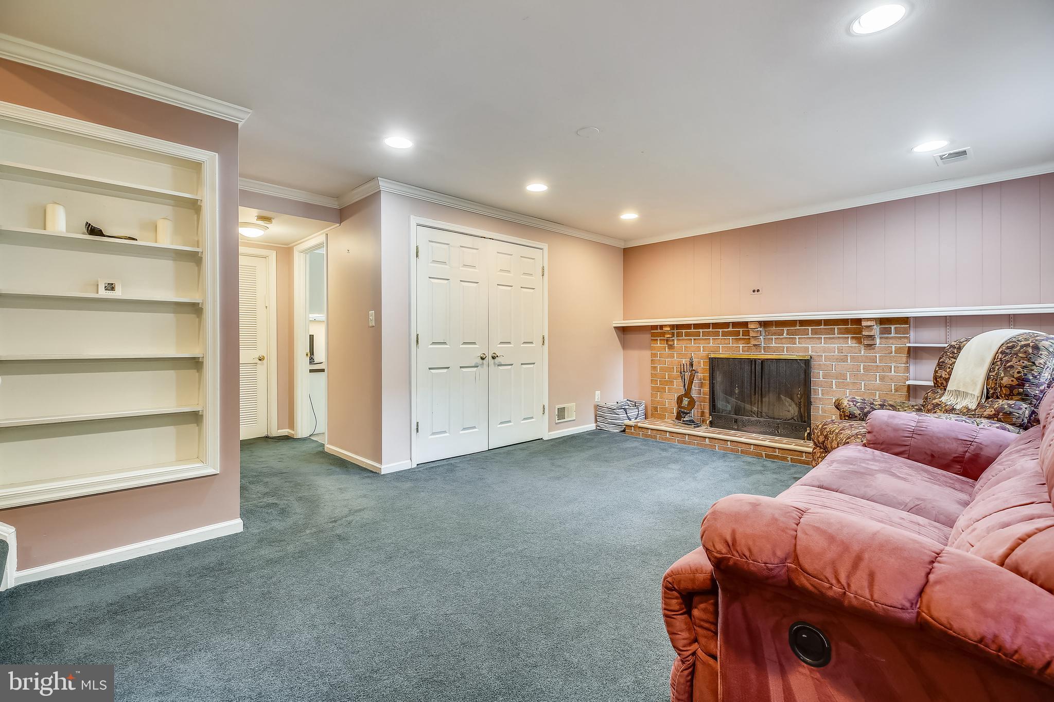812 Kersey Road Silver Spring, MD 20902 - Photo 22 of 30 Recreation Room & Fireplace