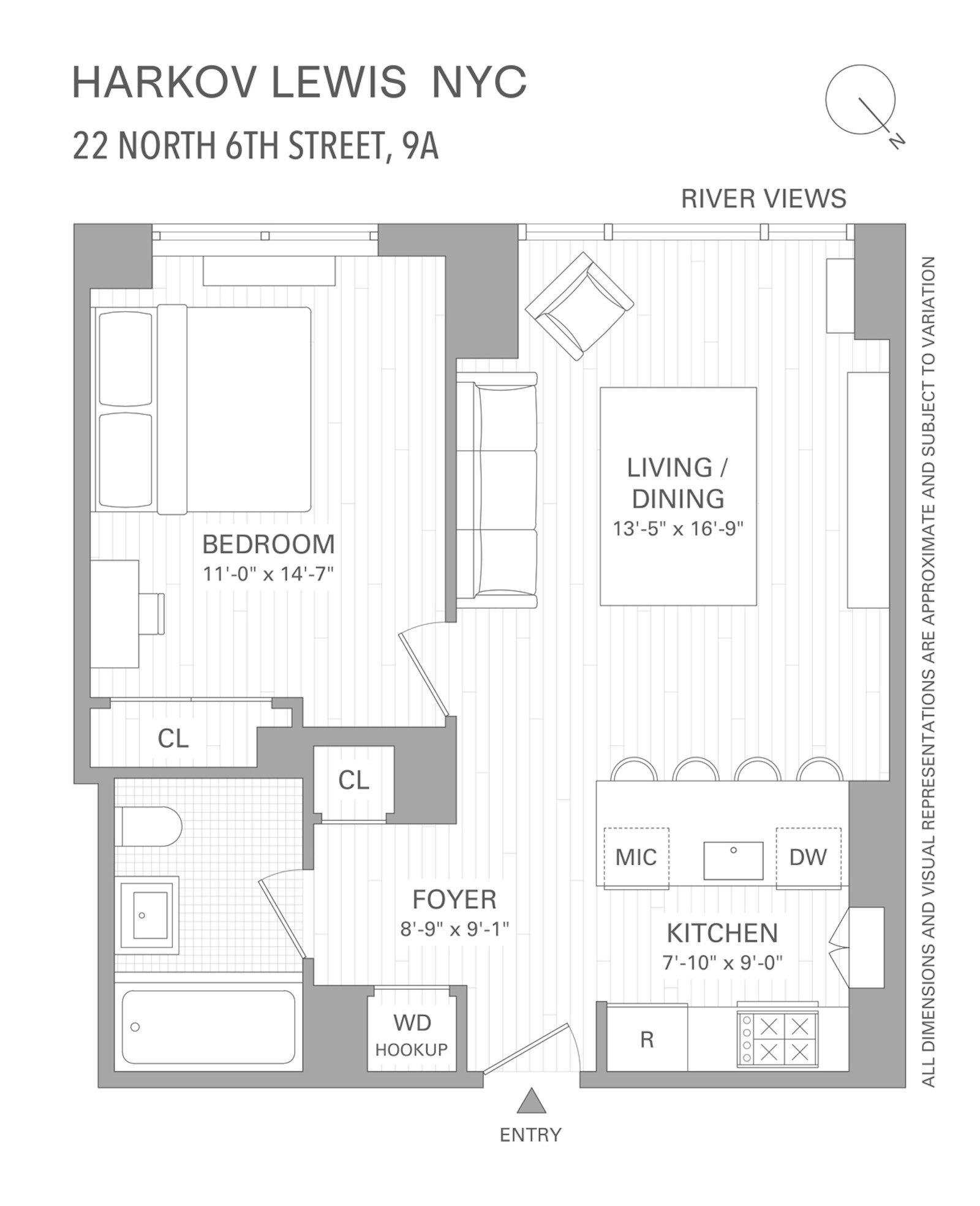 22 North 6th Street, Unit 9A Brooklyn, NY 11249 - Photo 15 of 15