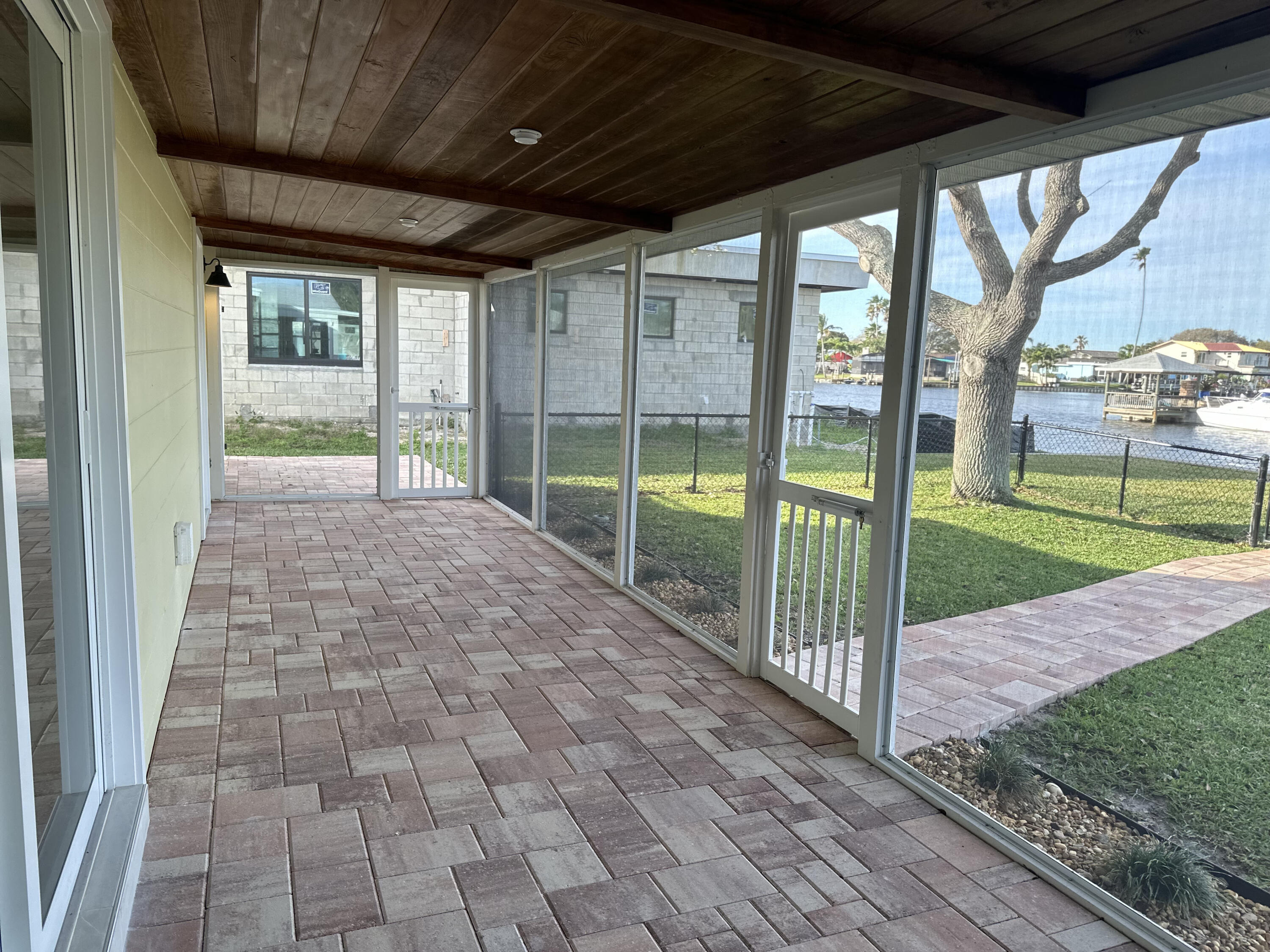 126 Deleon Road Cocoa Beach, FL 32931 - Photo 13 of 26 Back porch 2
