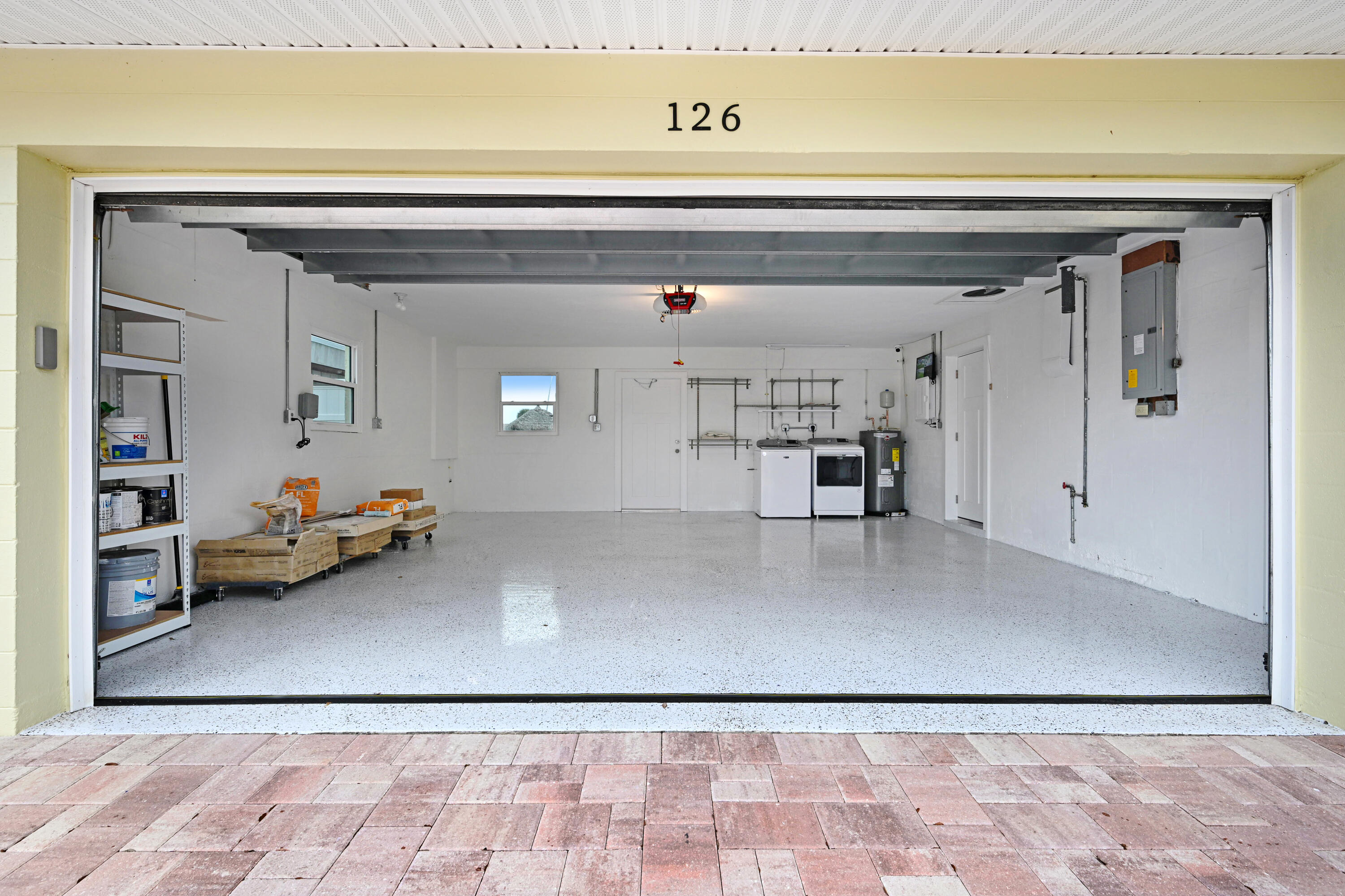 126 Deleon Road Cocoa Beach, FL 32931 - Photo 19 of 26 Extended Garage