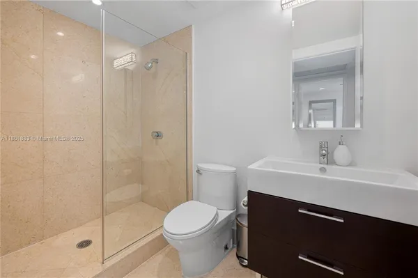 a view of an ocean beach