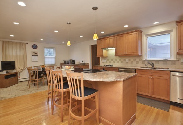 15 Montclair Road Newton, MA 02468 - Photo 5 of 12 a kitchen with lots of counter top space and stainless steel appliances