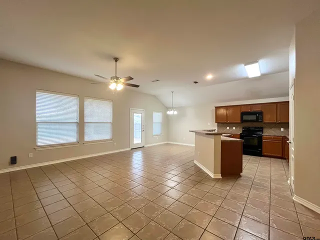 a view of a electric appliances in a room