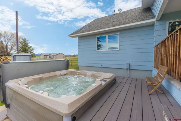 a view of a big room with carpet